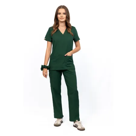 Spodnie medyczne SCRUBS MEDI TEDDY - COSTA DEEP FOREST